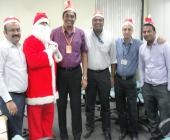 Santa Claus with Team