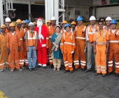 Santa Claus with Engg. Team